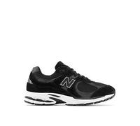 New Balance Unisex 2002R in Black/Grey/White Suede/Mesh, size 11.5