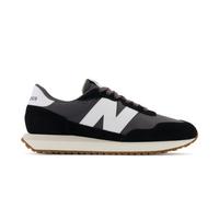 New Balance Unisex 237 in Black/Grey Suede/Mesh, size 9.5