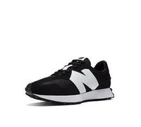 New Balance Unisex 327 Trainers - Black/white, Black/White, Size 10, Women Black/White