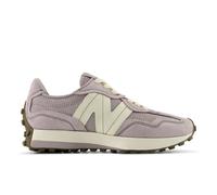 New Balance Unisex 327W in Grey/Beige Suede/Mesh, size 7