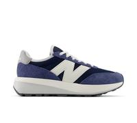 New Balance Unisex 370 in Blue/White Suede/Mesh, size 6