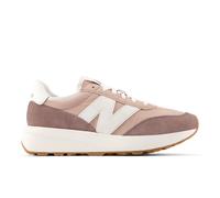 New Balance Unisex 370 in Brown Suede/Mesh, size 4