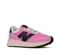 New Balance Unisex 370 Sneaker, Real Pink/Phantom, 4 US Men