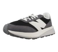 New Balance Unisex 370 in Grey/White Suede/Mesh, size 7.5