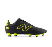 New Balance Unisex 442 Pro FG V3 in Black/Yellow/Red Synthetic, size 7.5