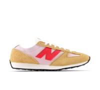New Balance Unisex 471 in Beige/Pink/Red Suede/Mesh, size 11
