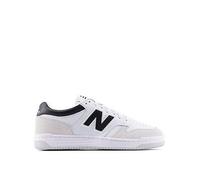 New Balance Unisex 480 Trainers - White/black, White, Size 4, Women White
