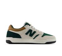 New Balance Unisex 480P in Beige/Green Suede/Mesh, size 9.5