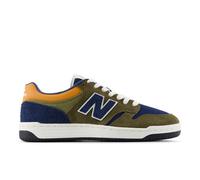 New Balance Unisex 480P in Brown/Blue Suede/Mesh, size 9.5