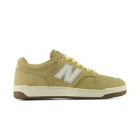 New Balance Unisex 480P in Brown/Yellow Suede/Mesh, size 5