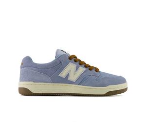 New Balance Unisex 480P in Grey/Brown Suede/Mesh, size 5