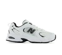 New Balance Unisex 530 in White/Black Synthetic, size 9