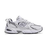 New Balance Unisex 530 in White/Blue Synthetic, size 5