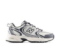 New Balance Unisex 530 in White/Grey Synthetic, size 5.5