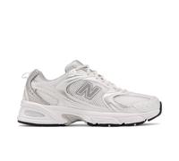 New Balance Unisex 530 in White/Grey Synthetic, size 7