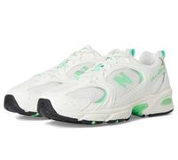 New Balance Unisex 530 Sneaker, White/Lime Leaf, 6.5 UK