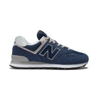 New Balance Unisex 574 Core in Blue/White Suede/Mesh, size 10 Wide