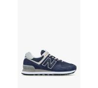 NEW BALANCE Unisex 574 Core Navy & White Retro Trainers Size: 3.5, Col