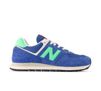 New Balance Unisex 574 in Blue/Green Suede/Mesh, size 4.5