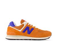 New Balance Unisex 574 in Brown/Blue Suede/Mesh, size 9.5