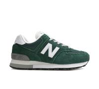 New Balance Unisex 574 in Green/White Suede/Mesh, size 7.5