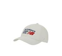 New Balance Unisex 6 Panel NB Athletics Structured Hat - Grey, Beige, Women Beige