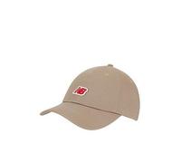 New Balance Unisex 6 Panel NB Patch Logo Hat- Brown, Brown, Men Brown