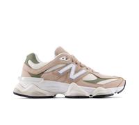 New Balance Unisex 9060 in Brown/Green Suede/Mesh, size 6