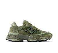 New Balance Unisex 9060 in Green/Black Suede/Mesh, size 8.5