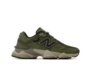 New Balance Unisex 9060 in Green Suede/Mesh, size 5