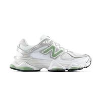New Balance Unisex 9060 in White/Green Synthetic, size 8.5