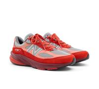 New Balance Unisex Adult Made in USA 990 V6 Sneakers, Molten Lava/Monarch Burgundy/Slate Grey, 10.5 Wide Women/9 Men