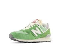 New Balance Unisex-Adult 574 V2 70s Racing Sneaker, Chive/Sea Salt, 13 Wide Women/11.5 Men
