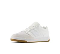 New Balance Unisex-Adult BB480 V1 Court Sneaker, White/Reflection, 5.5