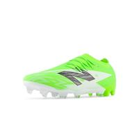 New Balance Unisex-Adult Furon Team Fg V8 Soccer Shoe, Pixel Green/Black/Silver, 10 Wide Women/8.5 Men