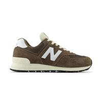 New Balance Unisex-Adult U574v1 Sneaker, Dark Mushroom/Angora, 11 Women/9.5 Men