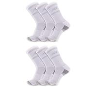 New Balance Unisex-Adult's Men's and Women's Performance Cushioned Crew Socks-6 & 12 Moisture Wicking, White (6 Pairs), XL