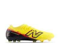 New Balance Unisex Furon Elite FG V8 in Yellow/Black/Red, size 9.5
