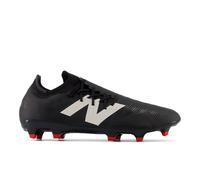 New Balance Unisex FURON PRO FG V7+ in Black/White/Red Synthetic, size 8.5