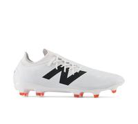 New Balance Unisex Furon Pro FG V7+ in White/Black/Red Synthetic, size 9.5