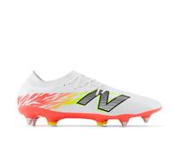 New Balance Unisex Furon Pro SG V8 in White/Red/Yellow/Black Synthetic, size 7.5