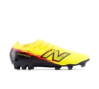 New Balance Unisex Furon Team FG V8 in Yellow/Black/Red Synthetic, size 9