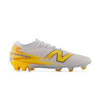 New Balance Unisex Furon Team FG V9 in Grey/Orange Synthetic, size 9.5