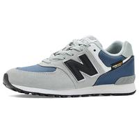 New Balance Unisex Kids 574 Sneaker, Lone Star Grey Vintage Indigo, 4 UK