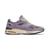 New Balance Unisex Made in UK 991v2 Grounded pastels in Purple/Grey/Blue Suede/Mesh, size 5.5