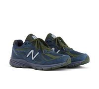 New Balance Unisex Made in USA 990v4 in Blue/Grey/Green Suede/Mesh, size 11