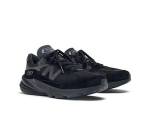 New Balance Unisex Made in USA 990v6 Sneaker, Black/Black, 9.5 UK