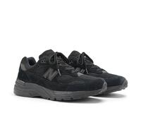 New Balance Unisex Made in USA 992 in Black Suede/Mesh, size 7.5