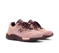 New Balance Unisex Made in USA 992 in Pink/Brown Suede/Mesh, size 11.5