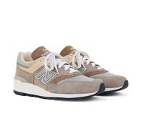 New Balance Unisex Made in USA 997 in Beige/Grey Suede/Mesh, size 5